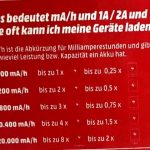 Powerbank Detail Anzahl Ladungen links