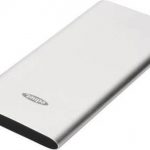Powerbank ednet Slim Line Silber