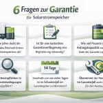 Fragen zur Solarstromspeichergarantie